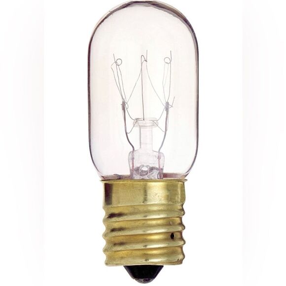 Satco S4720 130V Intermediate Base 25-Watt T8 Light Bulb, Clear, lot of 5 bulbs - Picture 1 of 5